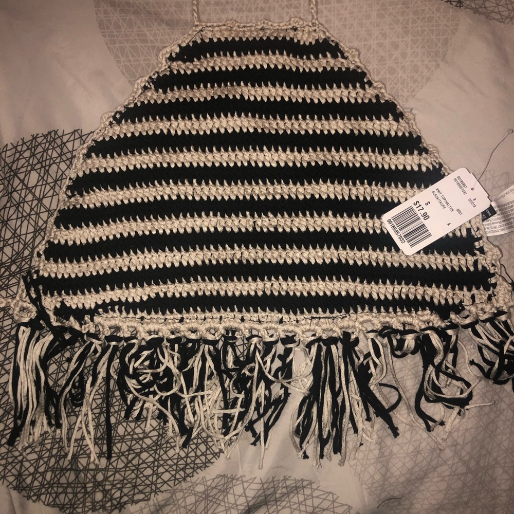 Crochet halter top